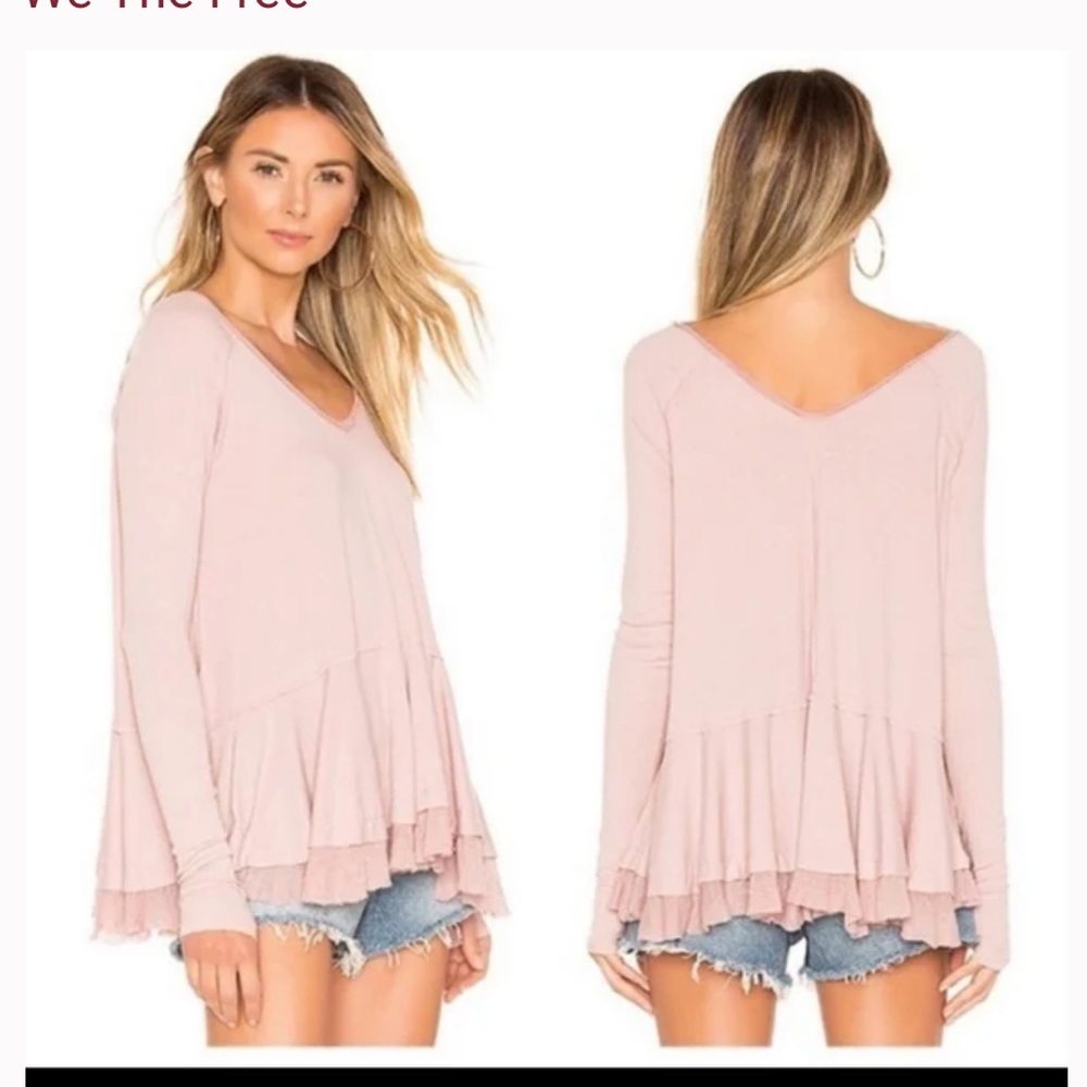 Free people top xs fits loosely